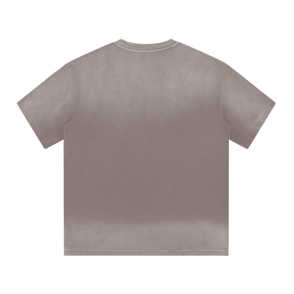 “I” Shape Gradient Washed T-Shirt