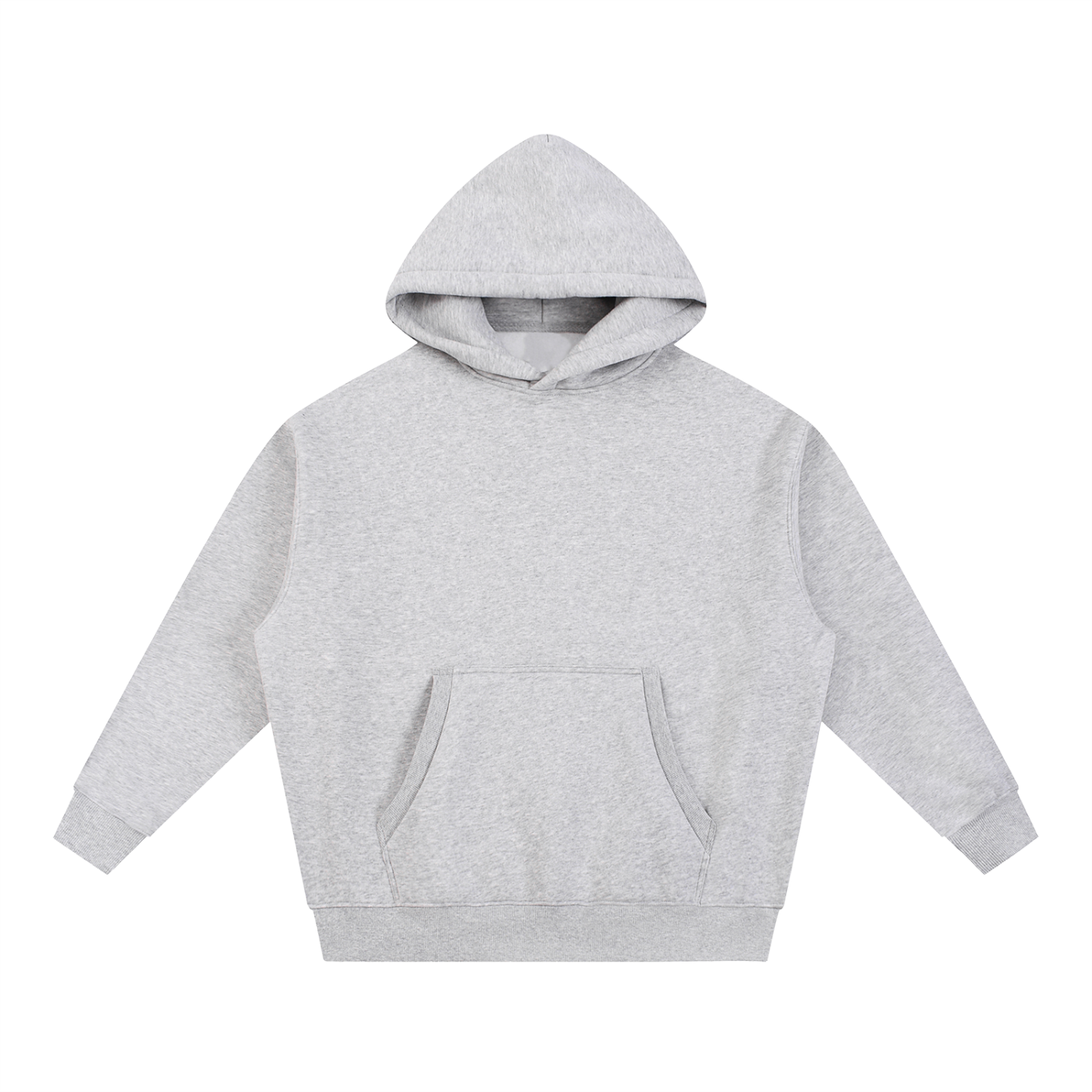 essential oversized boxy fit fleece hoodie