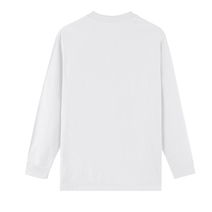 Crew Neck Drop Shoulder Long Sleeve Shirt