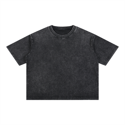 Mineral Wash Boxy Cotton T-Shirt