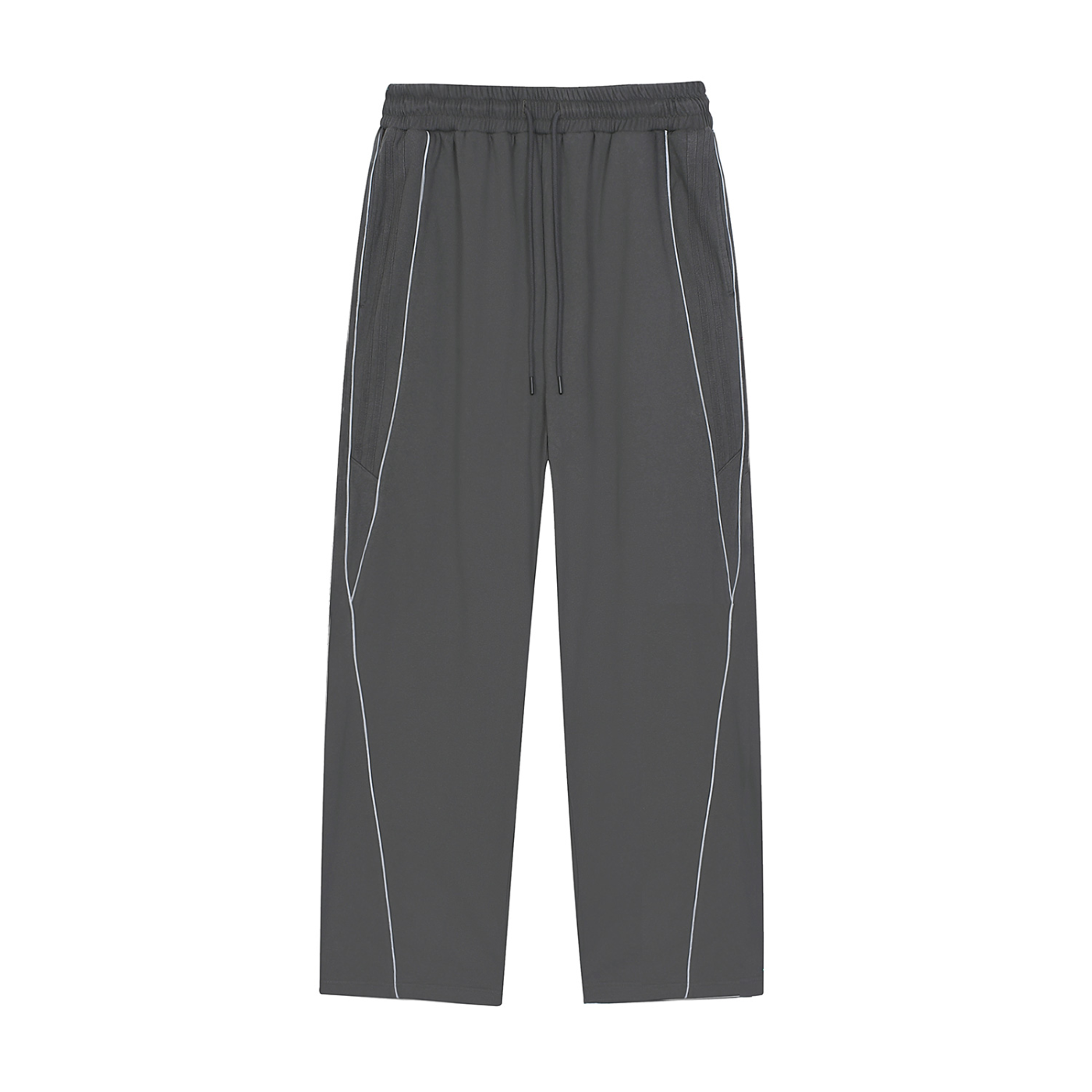 reflection striped straight-leg joggers