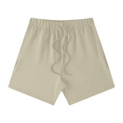 Earth Tone Loose Fit Cotton Shorts