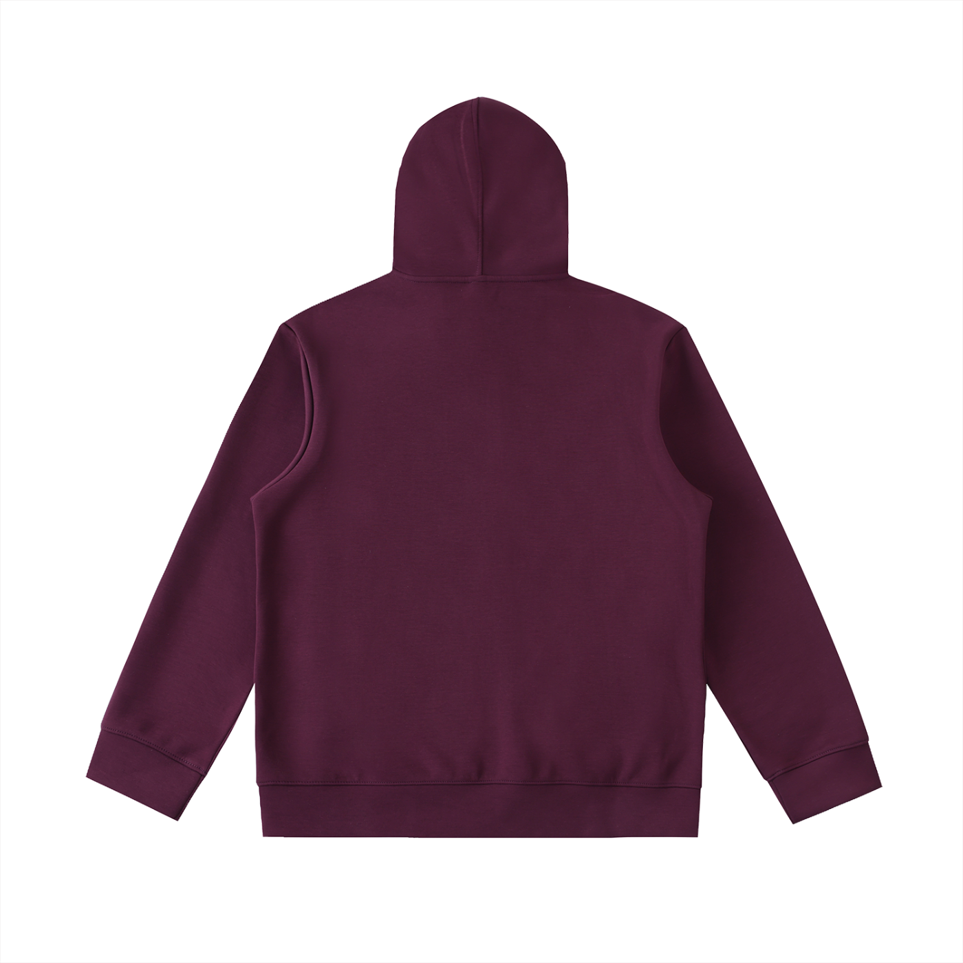 essential heavyweight high neck zip-up hoodie