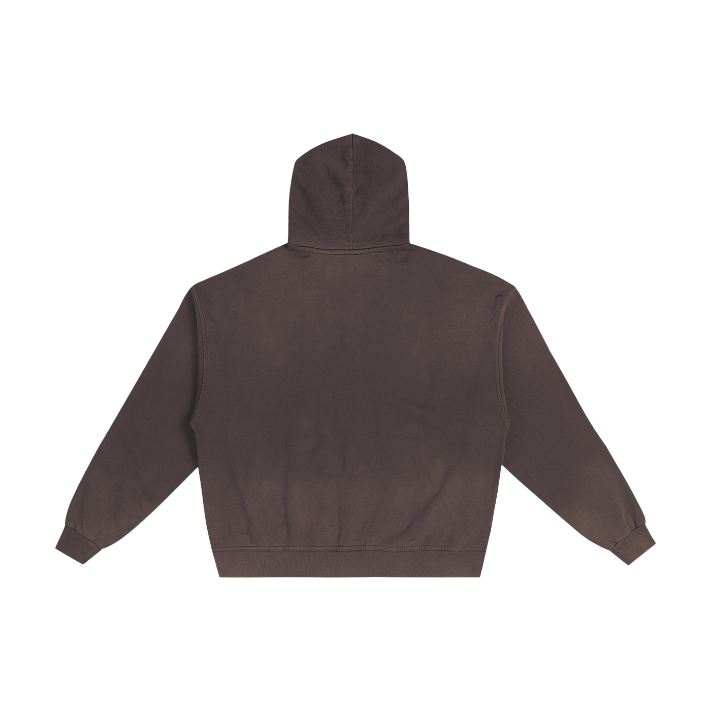hand-frayed sunfade zip hoodie