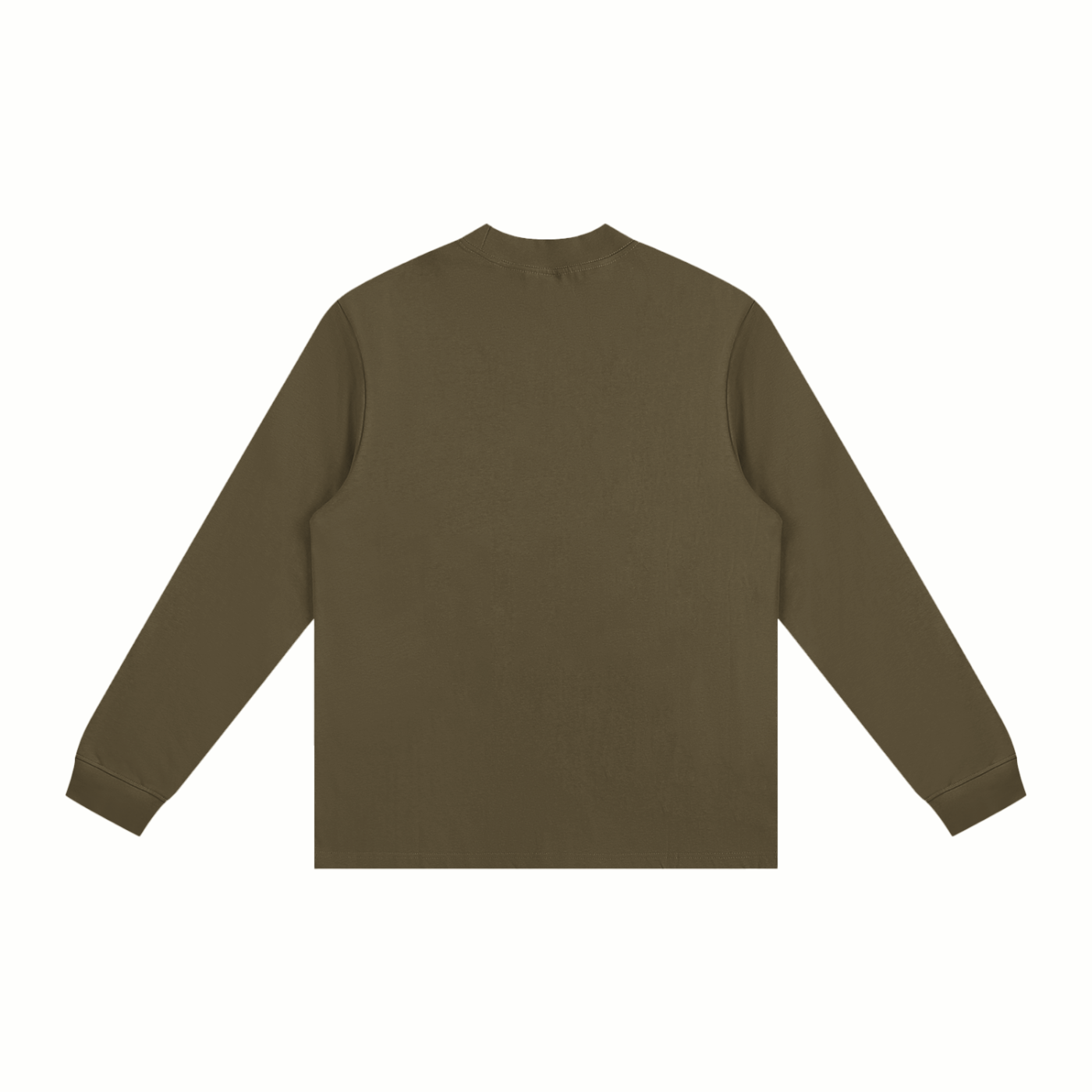 essential non-shrink mock neck sweatshirt