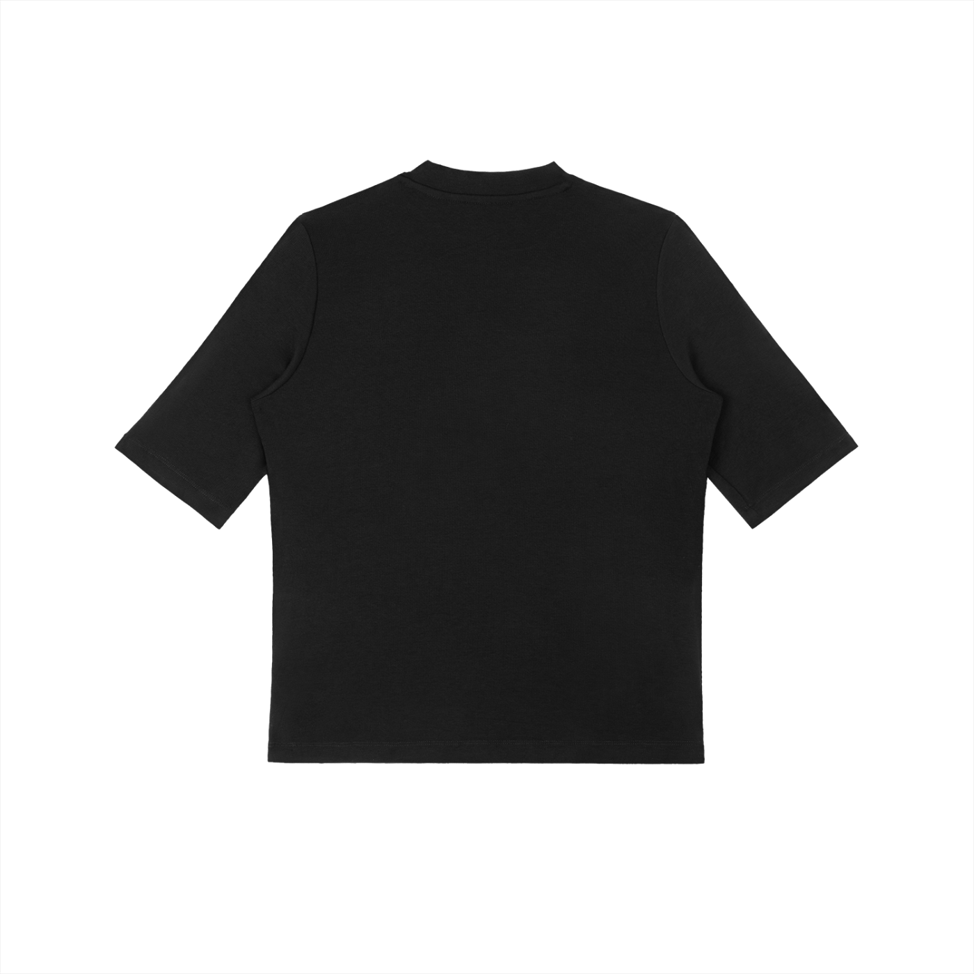 essential mock neck short sleeve t-shirt
