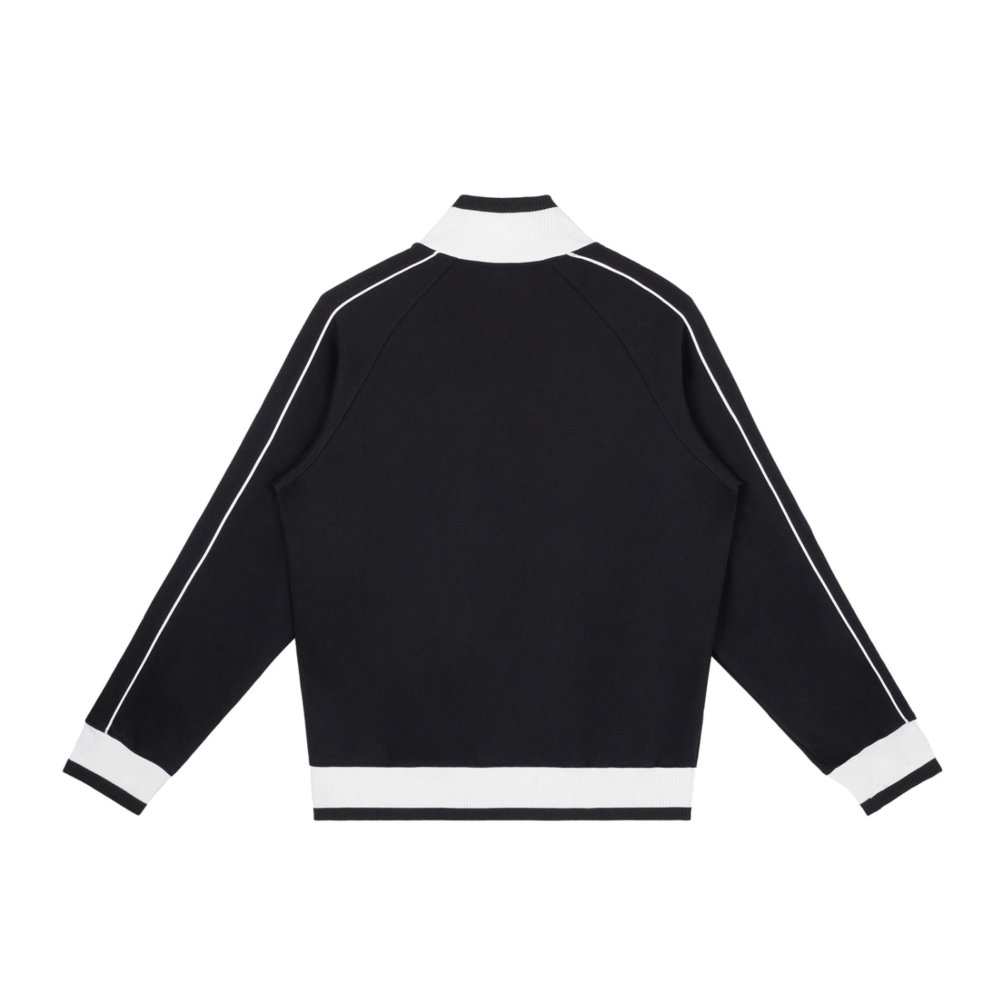 colour block raglan sleeve zip track jacket