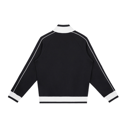 Colour Block Raglan Sleeve Zip Track Jacket