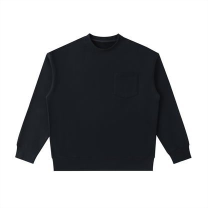 Heavyweight Patch Pocket Crewneck Sweatshirt