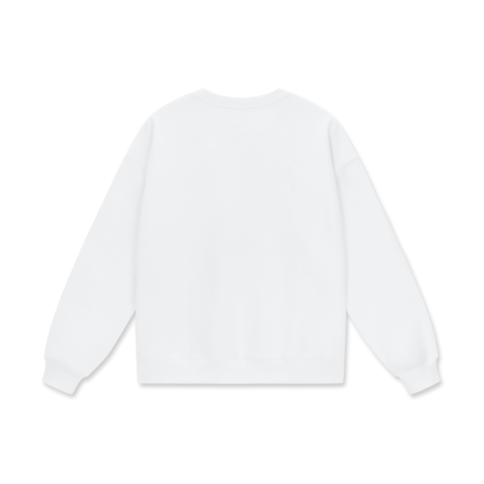 streetwear heavyweight drop shoulder oversized sweatshirt 460 gsm