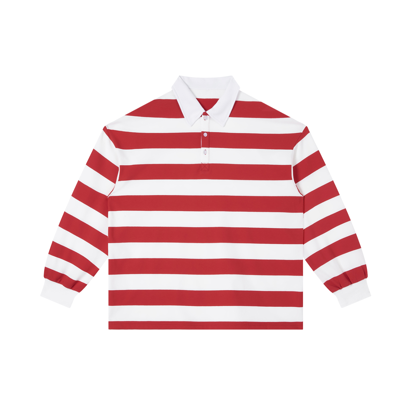 colour block stripe polo shirt
