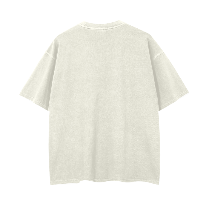 vintage wash drop shoulder t-shirt 250 gsm