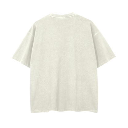 Vintage Wash Drop Shoulder T-Shirt 250 GSM