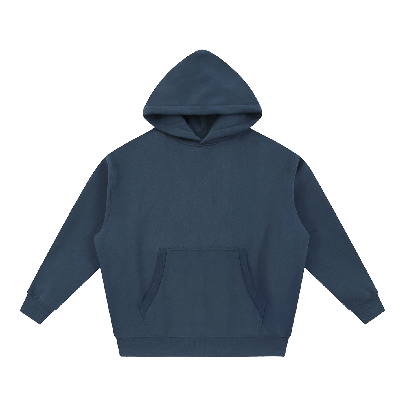 essential oversized boxy fit fleece hoodie
