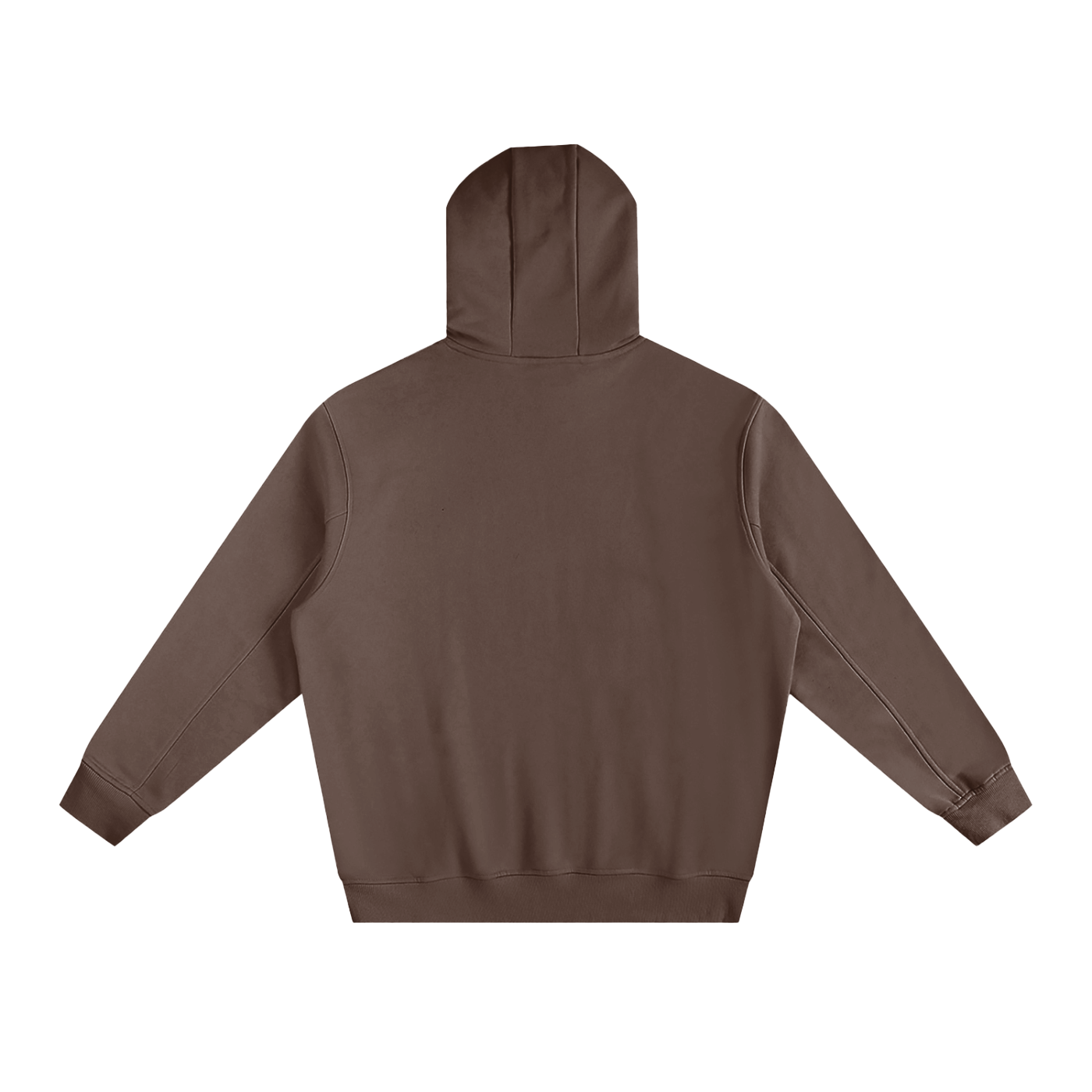 fleeced high neck hoodie