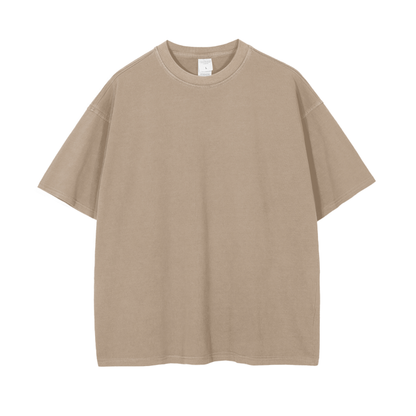 Vintage Wash Drop Shoulder T-Shirt 250 GSM