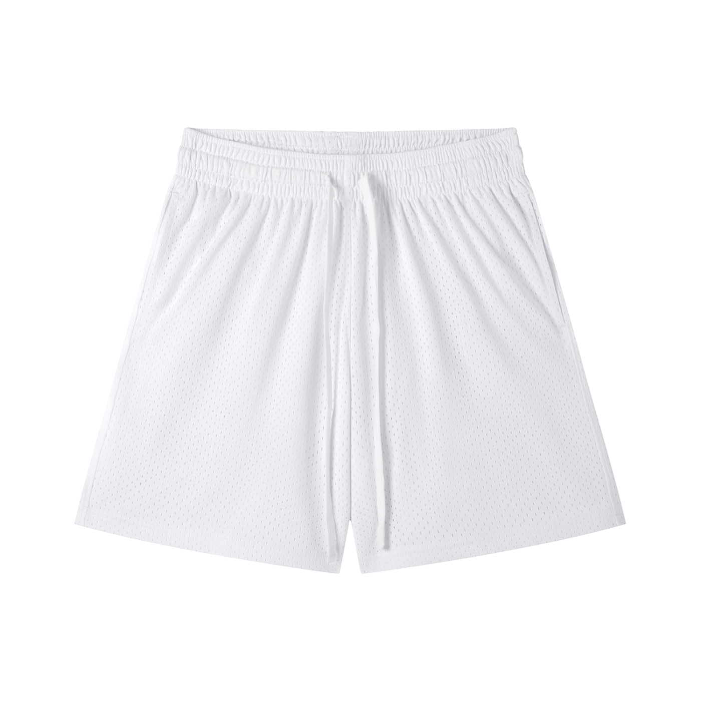 mesh drawstring shorts