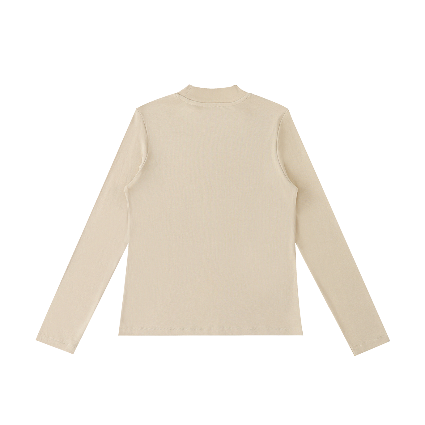 essential mock neck long sleeve t-shirt