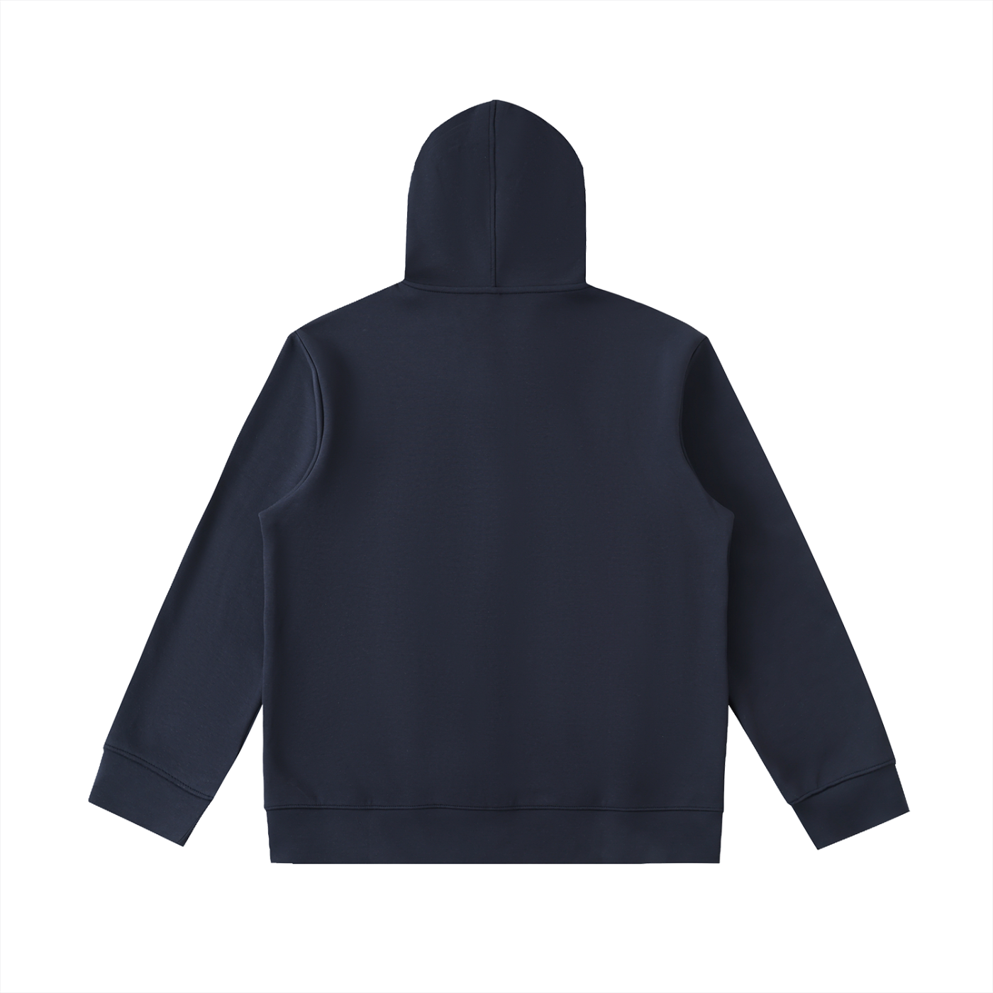 essential heavyweight high neck zip-up hoodie