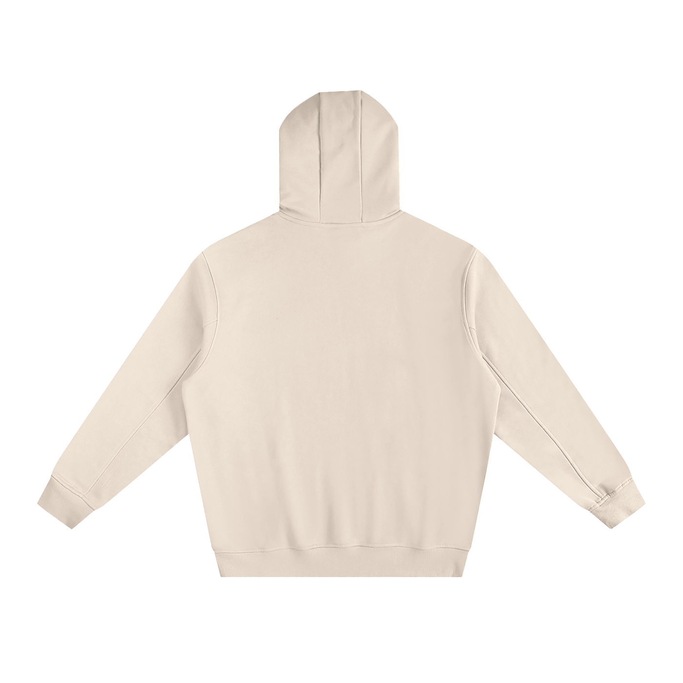 fleeced high neck hoodie