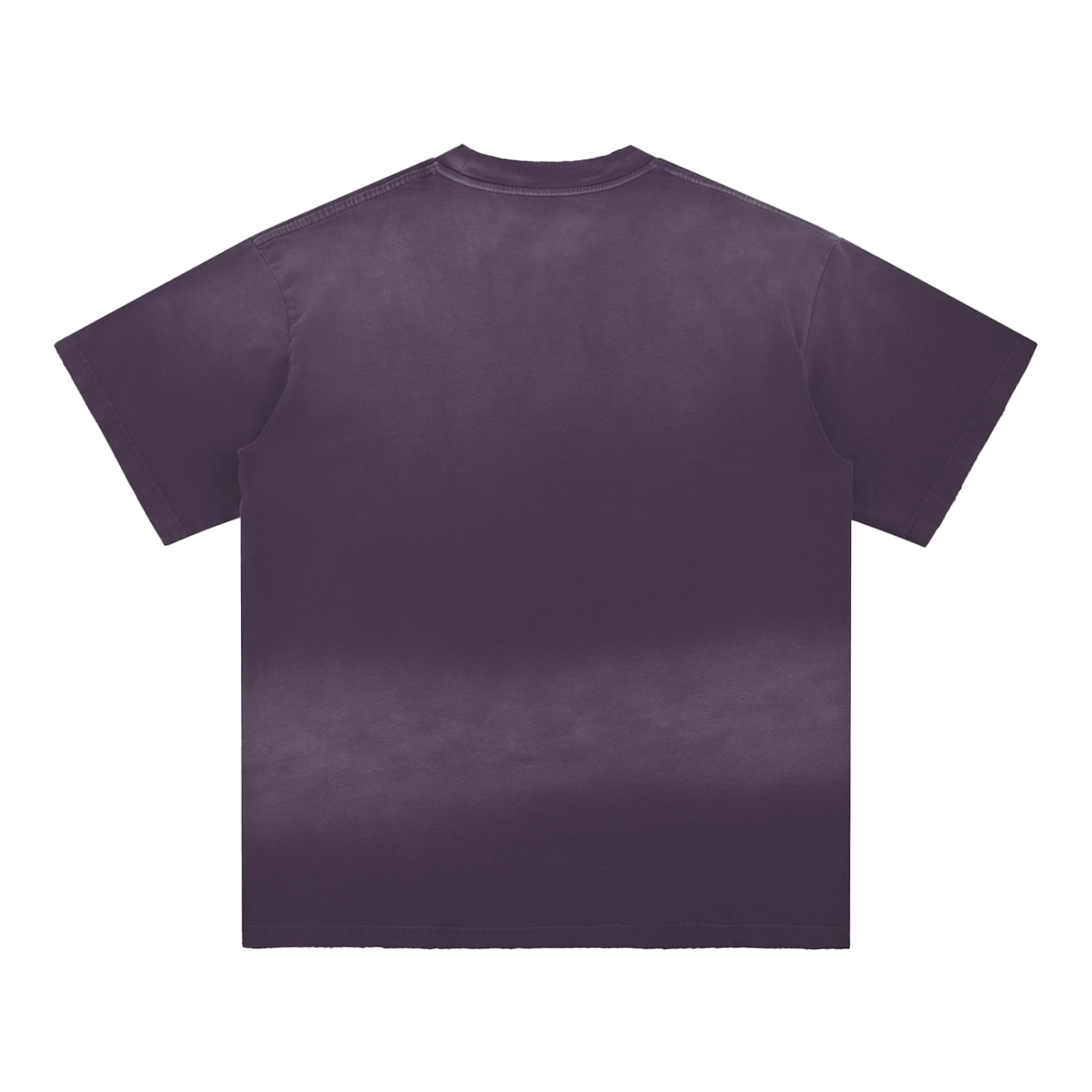 sun fade hand-frayed cotton t-shirt