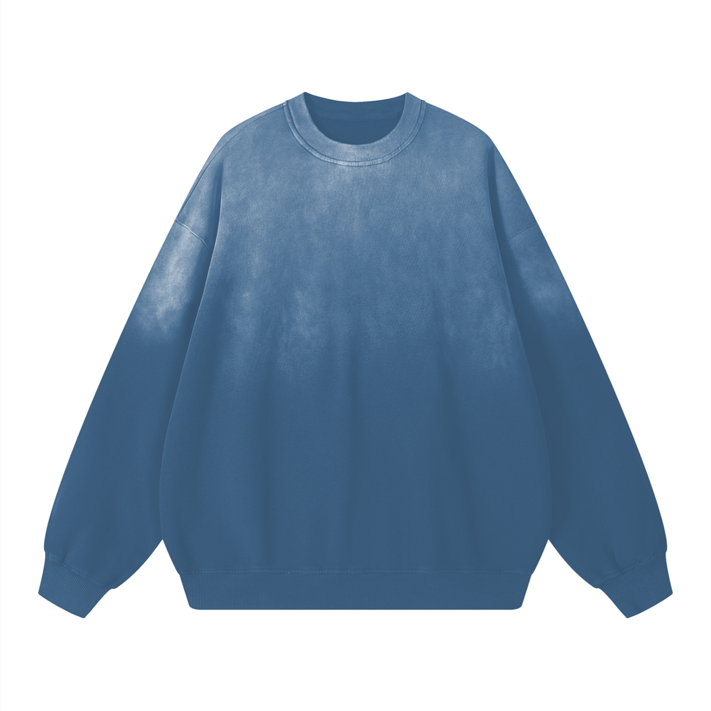 sunfade drop-shoulder cotton sweatshirt