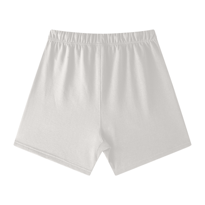 Earth Tone Loose Fit Cotton Shorts