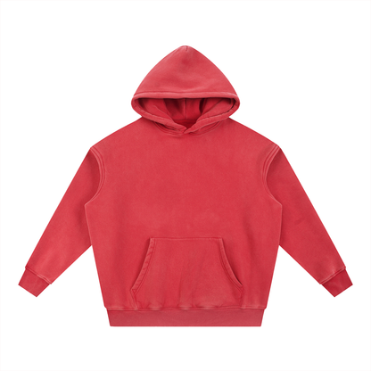 Acid Wash Fleece Oversize Hoodie