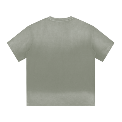 “I” Shape Gradient Washed T-Shirt