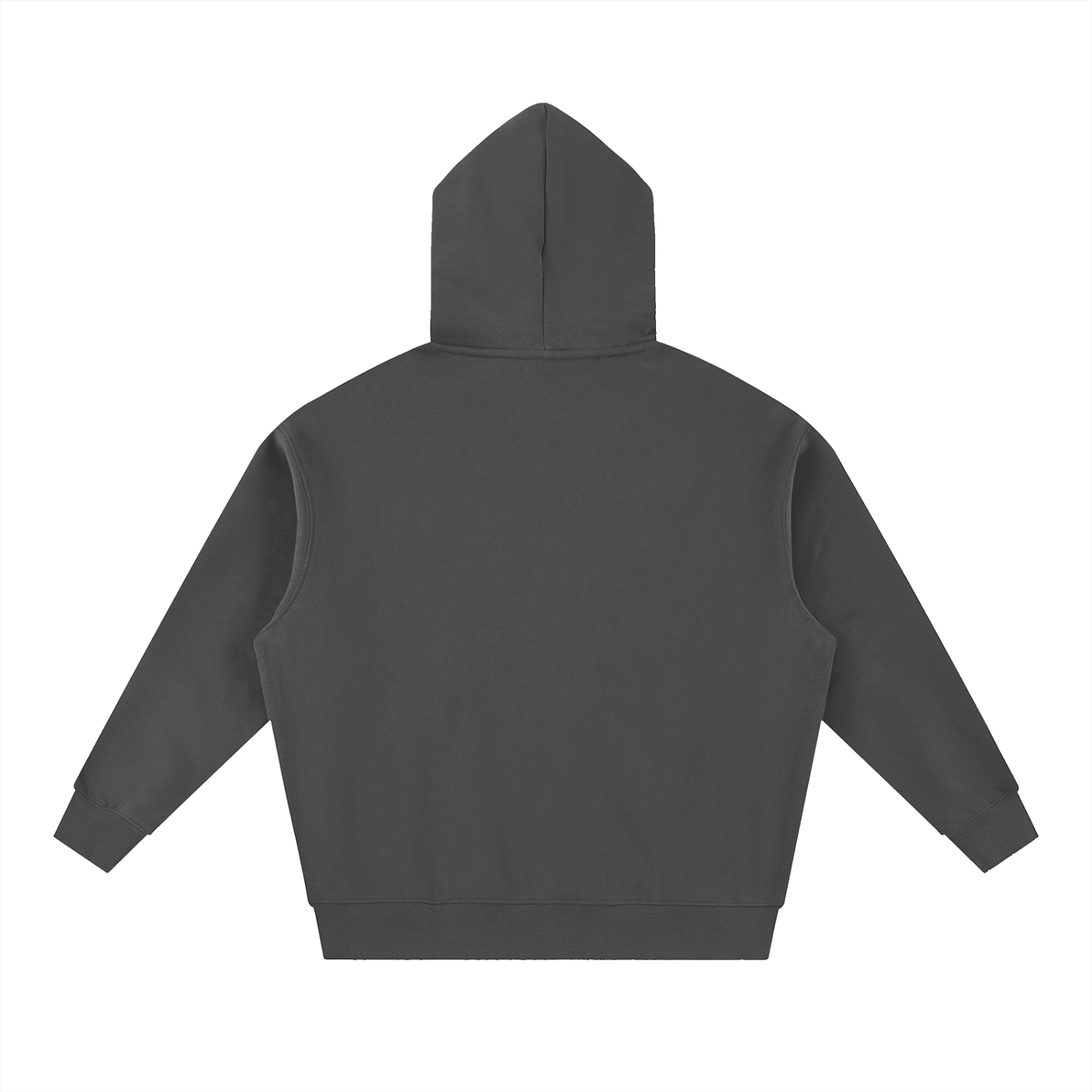 essential oversized boxy fit fleece hoodie