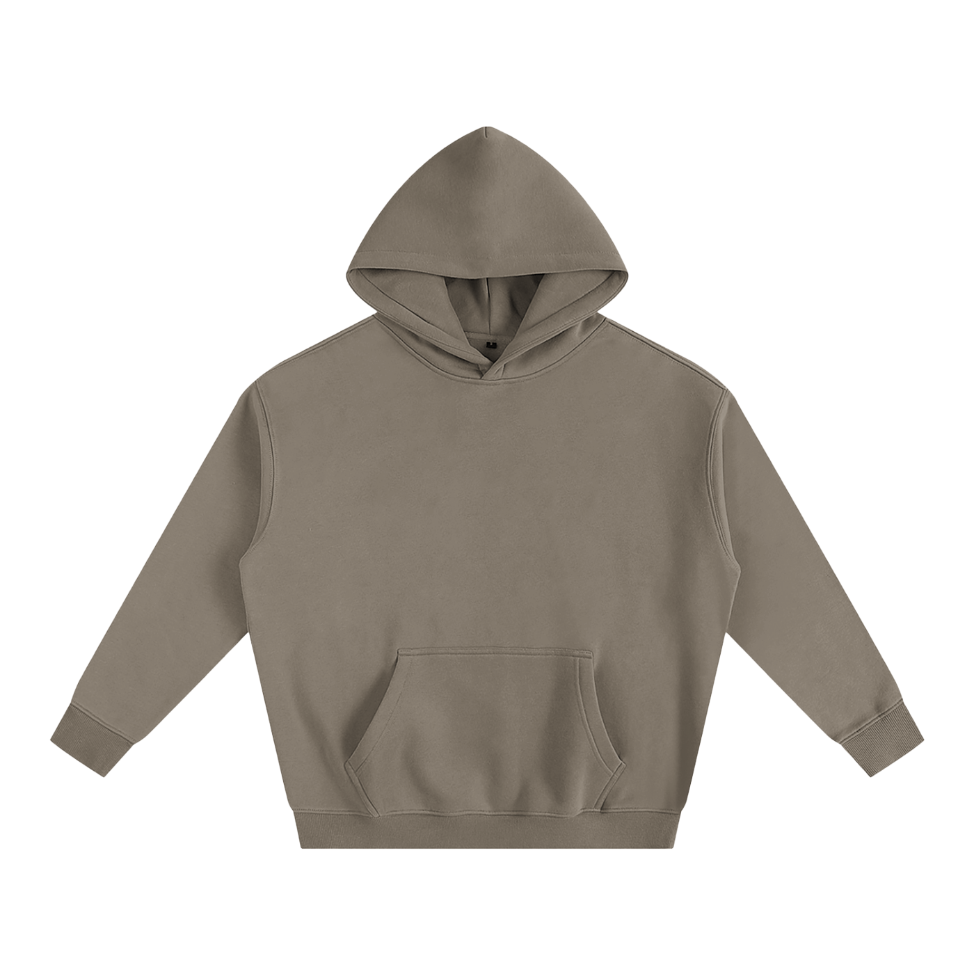 oversize fleeced hoodie