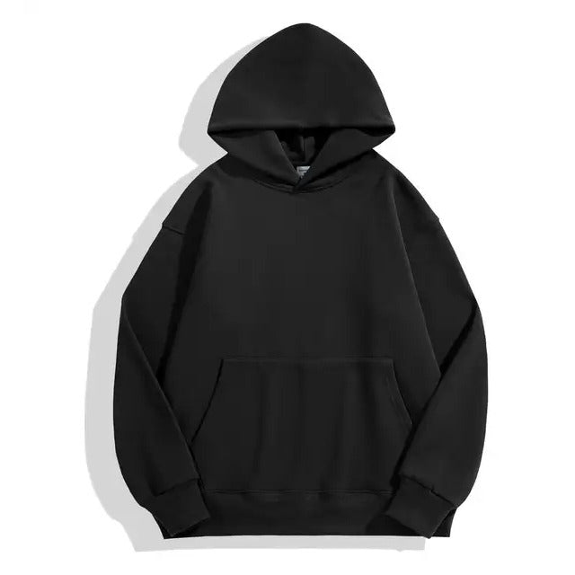 heavyweight fleece lined pullover hoodie 480 gsm