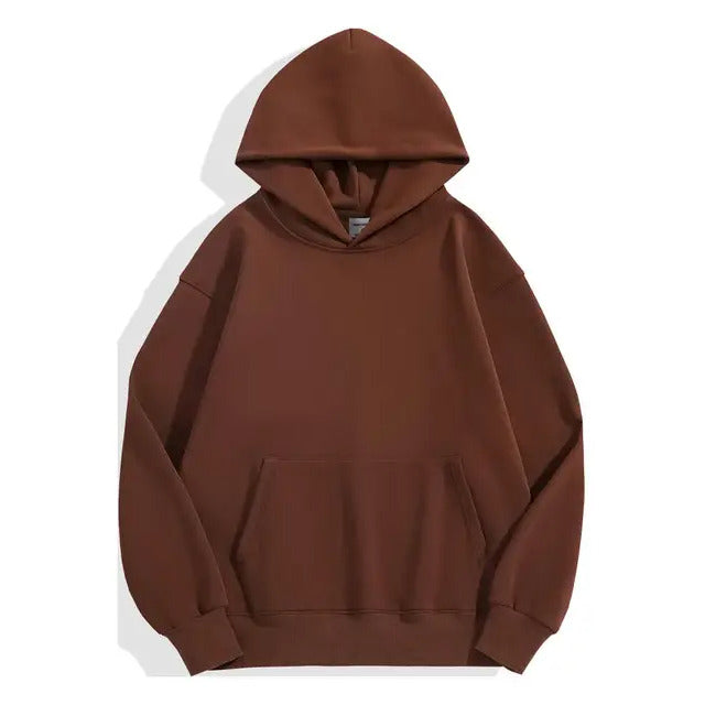 heavyweight fleece lined pullover hoodie 480 gsm