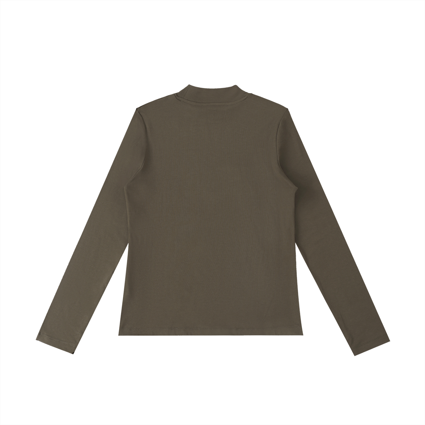 essential mock neck long sleeve t-shirt