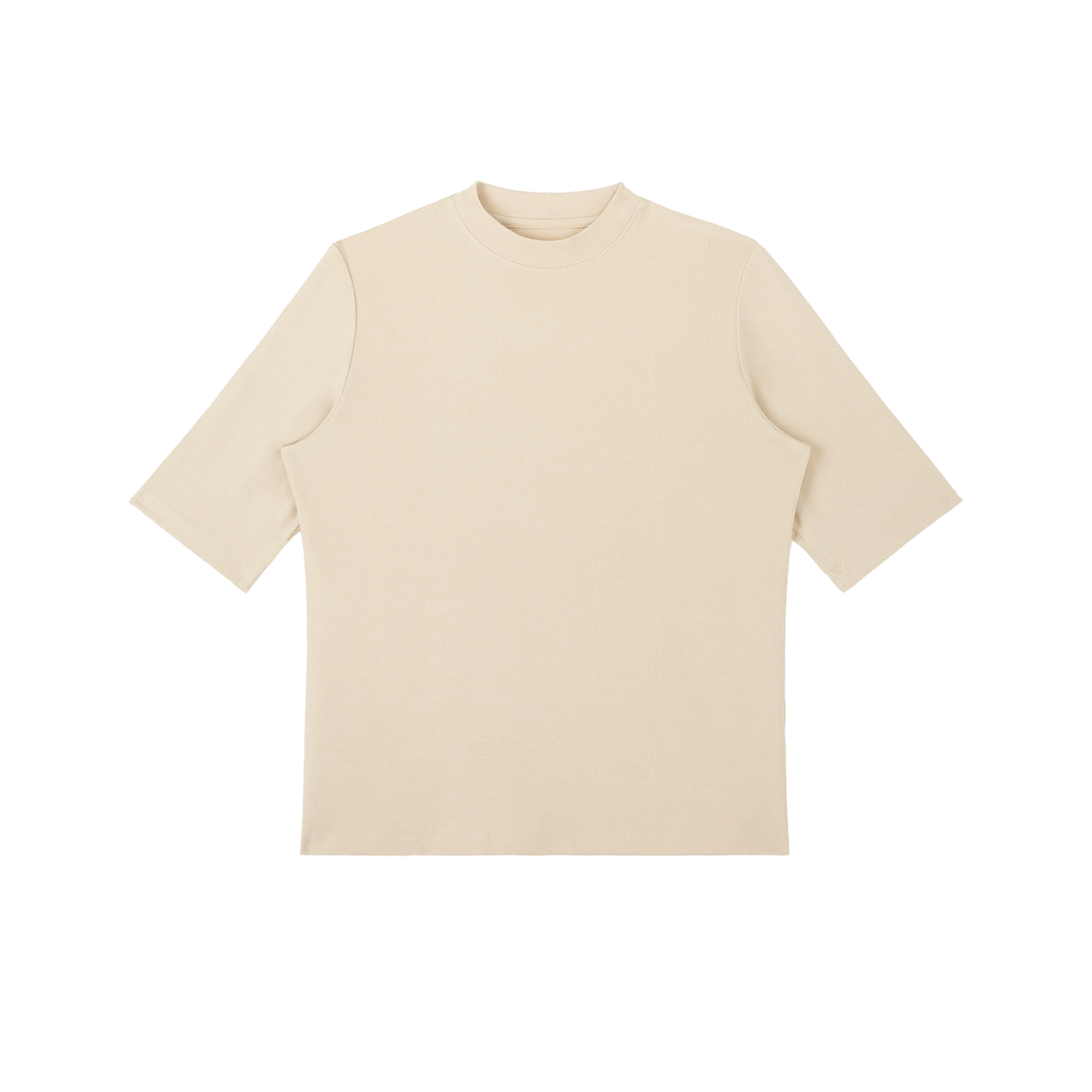 essential mock neck short sleeve t-shirt