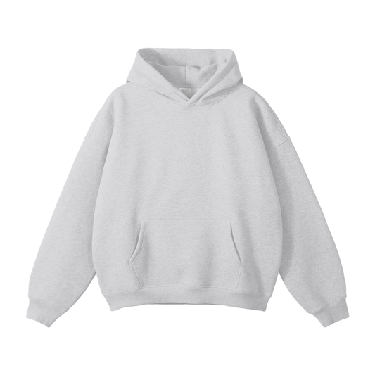 Streetwear Oversized Solid Colour Fleece Hoodie 350 GSM