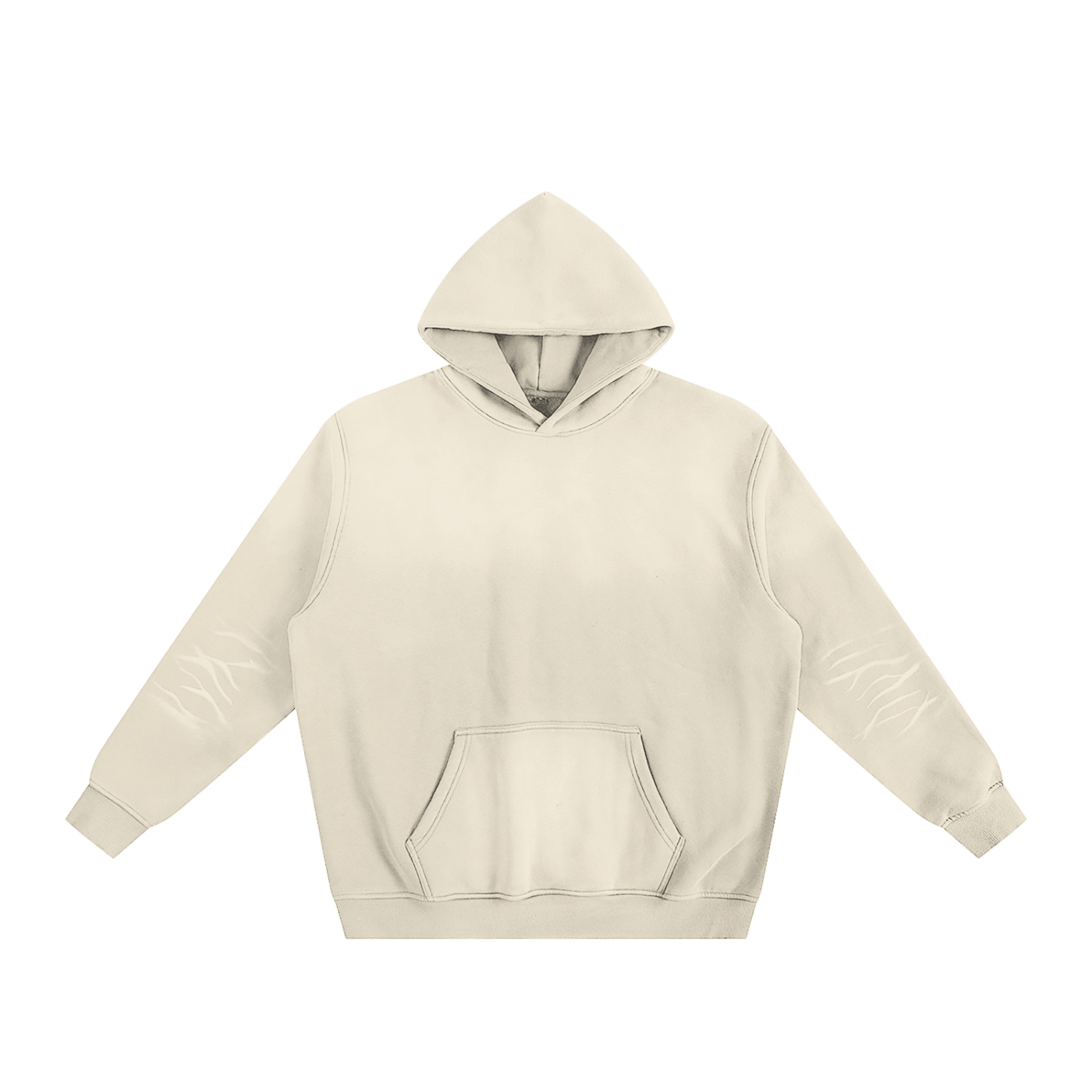 sunfade fleeced hoodie