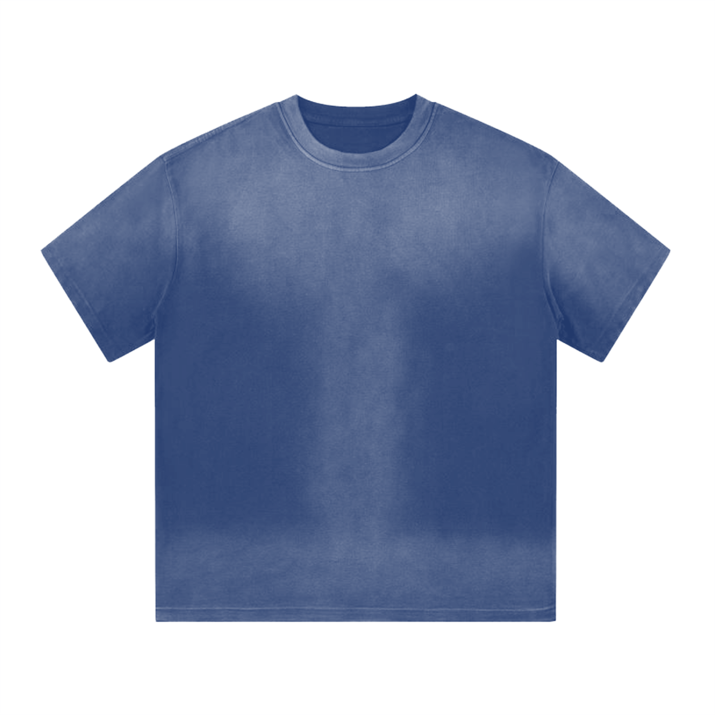 “i” shape gradient washed t-shirt