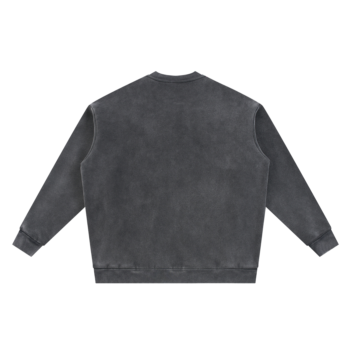 vintage washed fleece baseball jacket