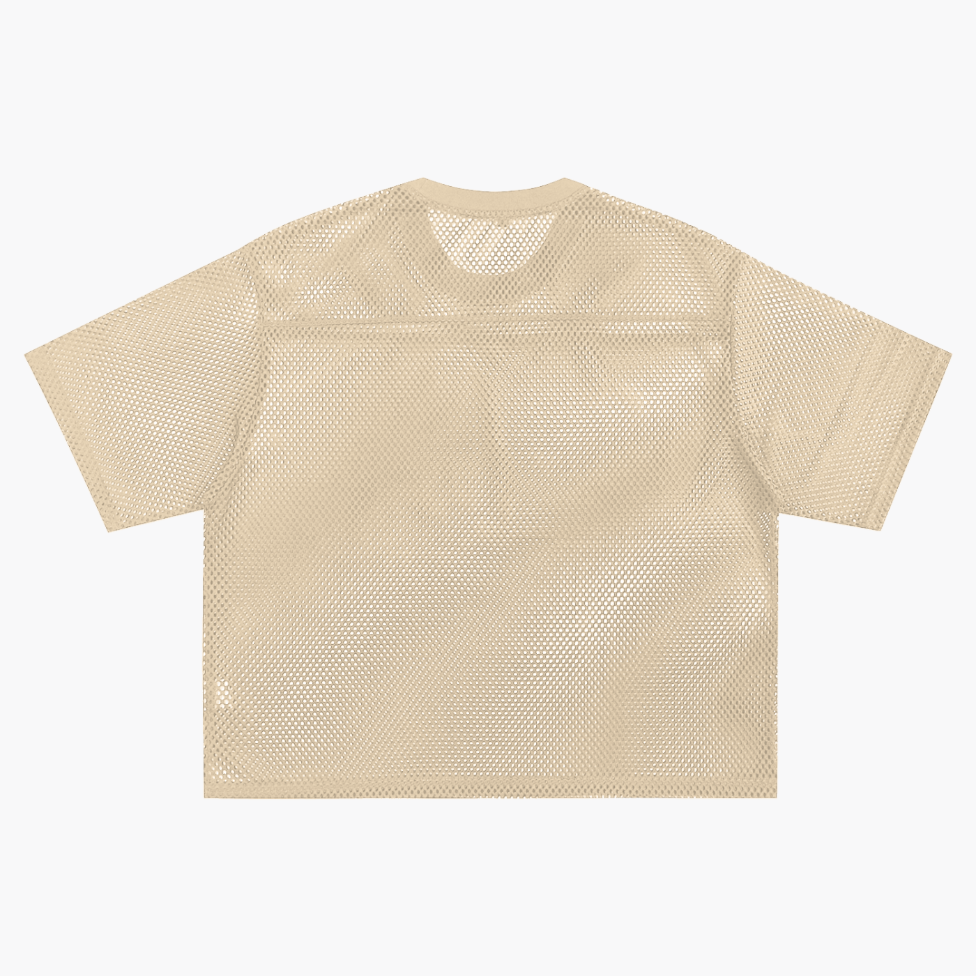 see-through boxy net t-shirt