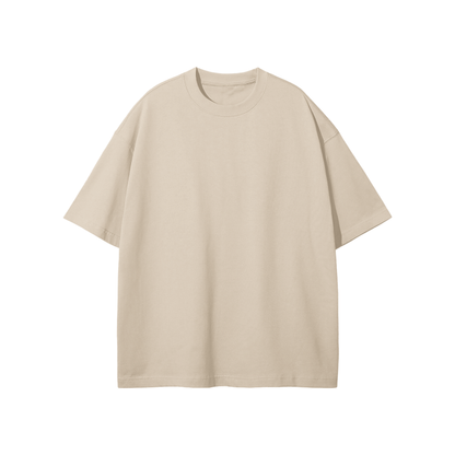 Streetwear Earth Tone Heavyweight Loose Fit FOG T-Shirt 275 GSM