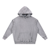Acid Wash Hand-Frayed Heavyweight  Hoodie