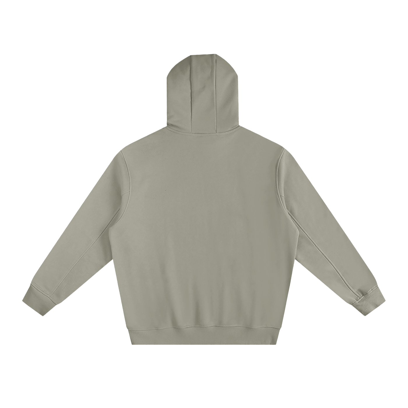 fleeced high neck hoodie