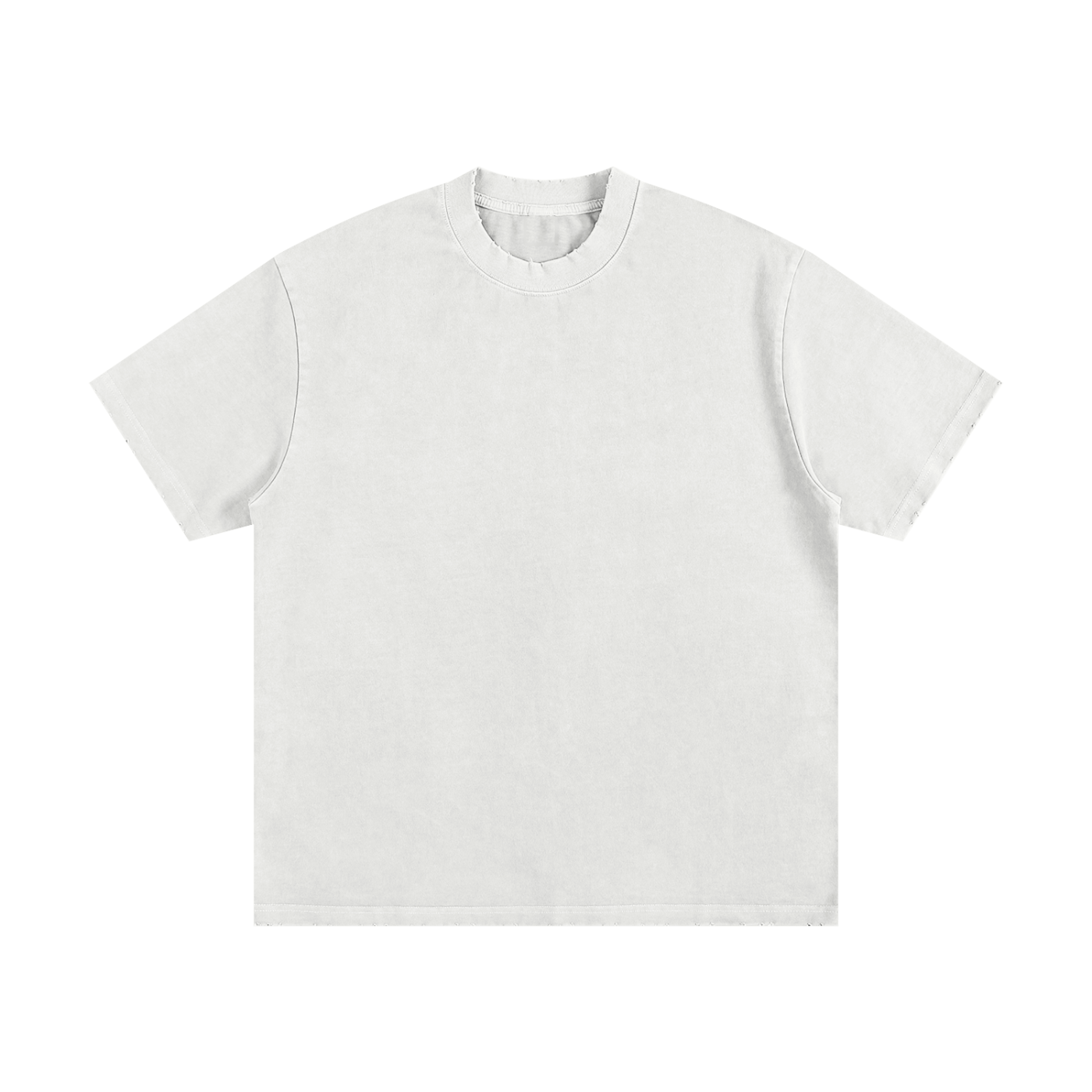 heavyweight vintage washed frayed t-shirt