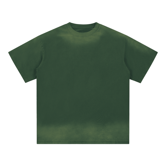 Petite Crew Neck Sunfade Edge T-Shirt