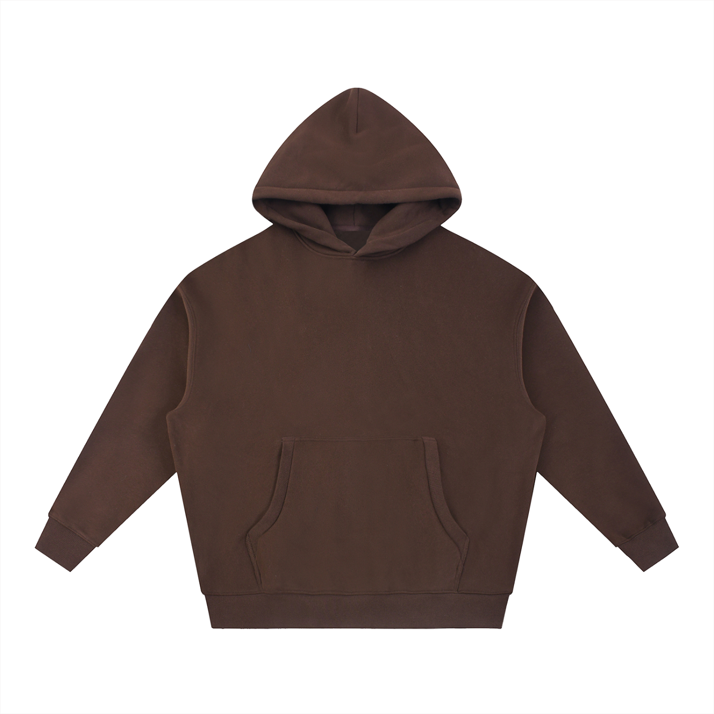 essential oversized boxy fit fleece hoodie