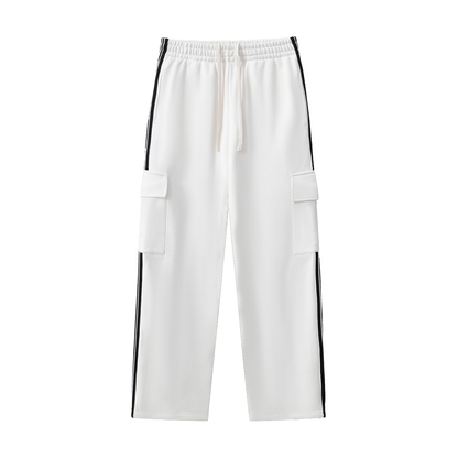 Side Stripe Straight-Leg Joggers