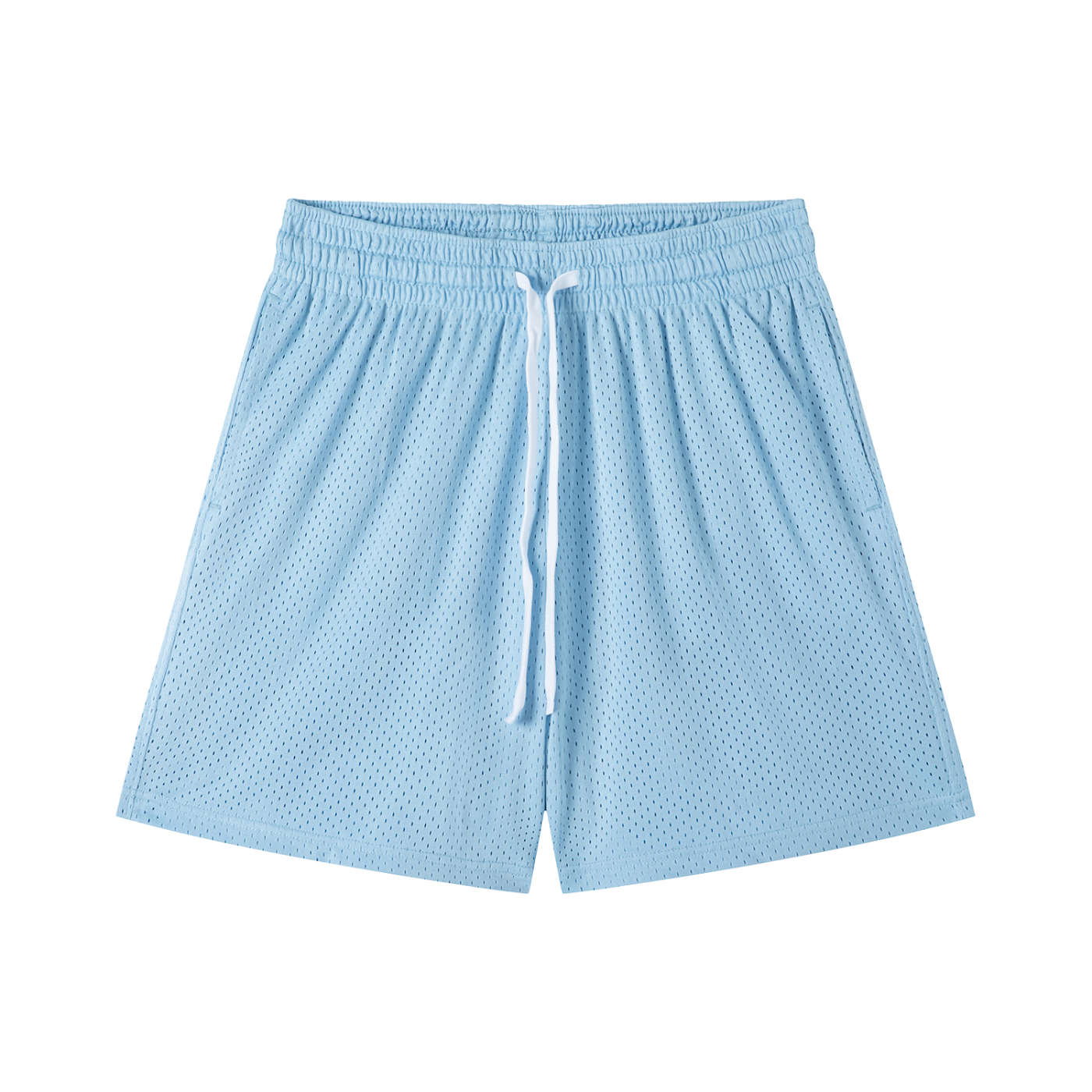 mesh drawstring shorts