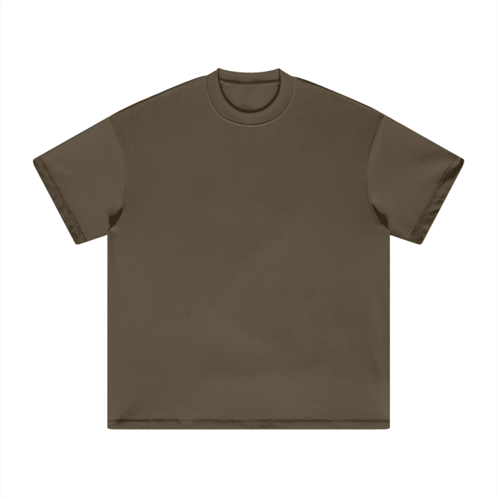 heavyweight earth tone fog t-shirt 305gsm