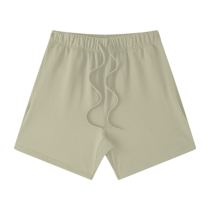 Earth Tone Loose Fit Cotton Shorts